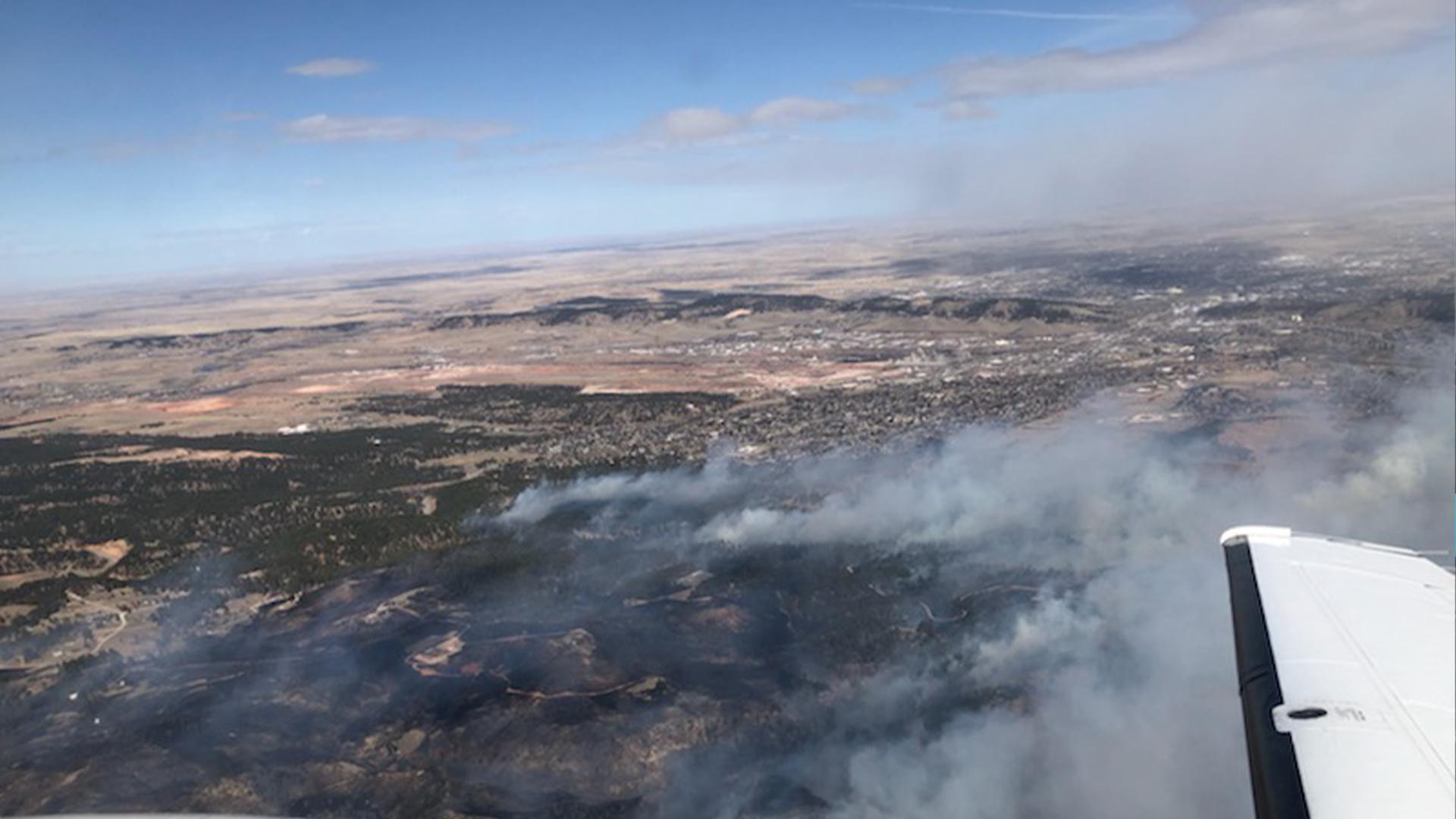 Wildfire Burns Several Structures Near Rapid City, But Authorities Hope